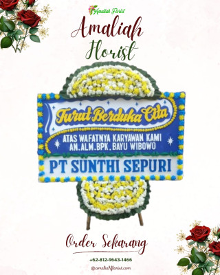 Papan Bunga Duka di Purwantoro